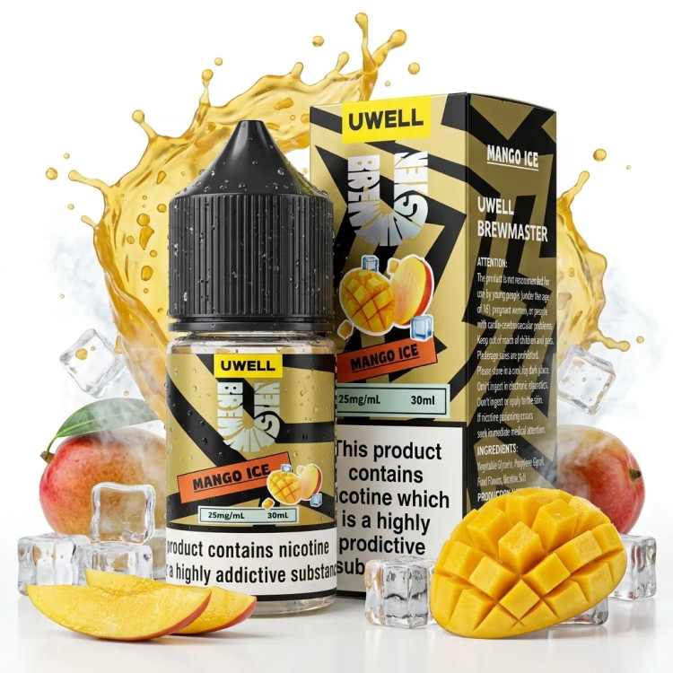 Uwell Brewmaster Mango Ice Salt Nic