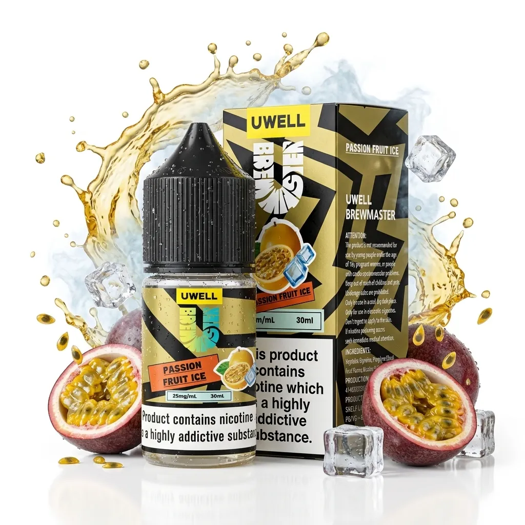 Uwell Brewmaster Passion Mango Ice Salt Nic