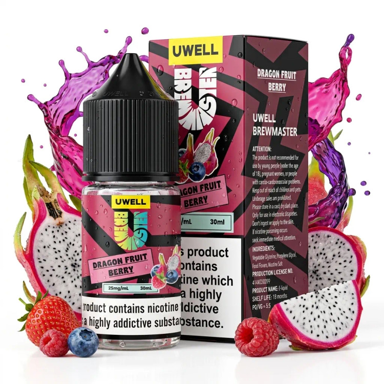 Uwell Brewmaster Dragon Frut Berry Ice Salt Nic