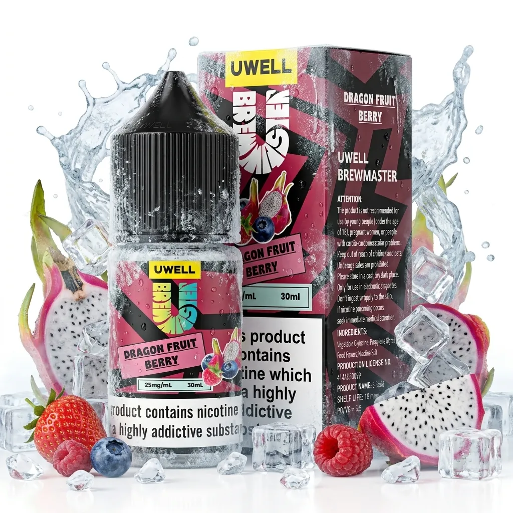 Uwell Brewmaster Dragon Frut Berry Ice Salt Nic