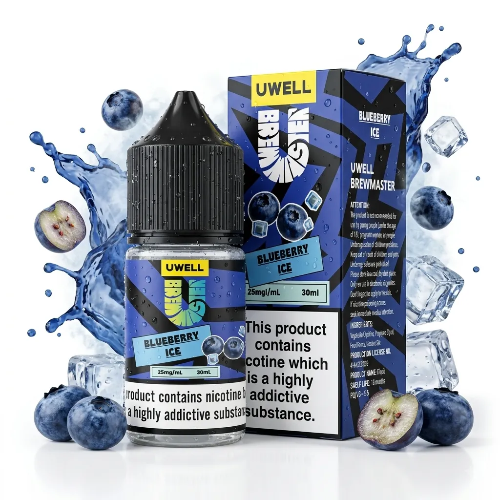 Uwell Brewmaster Blueberry Ice Salt Nic