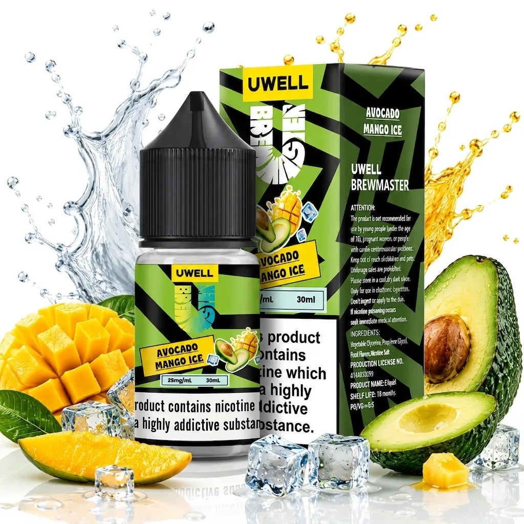 Uwell Brewmaster Avocado Mango Ice Salt Nic