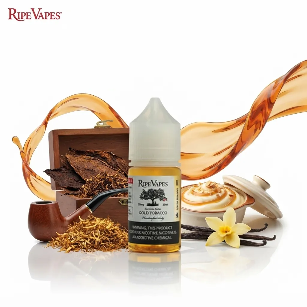Ripe Vape Gold Tobacco Nic Salt E-Liquid
