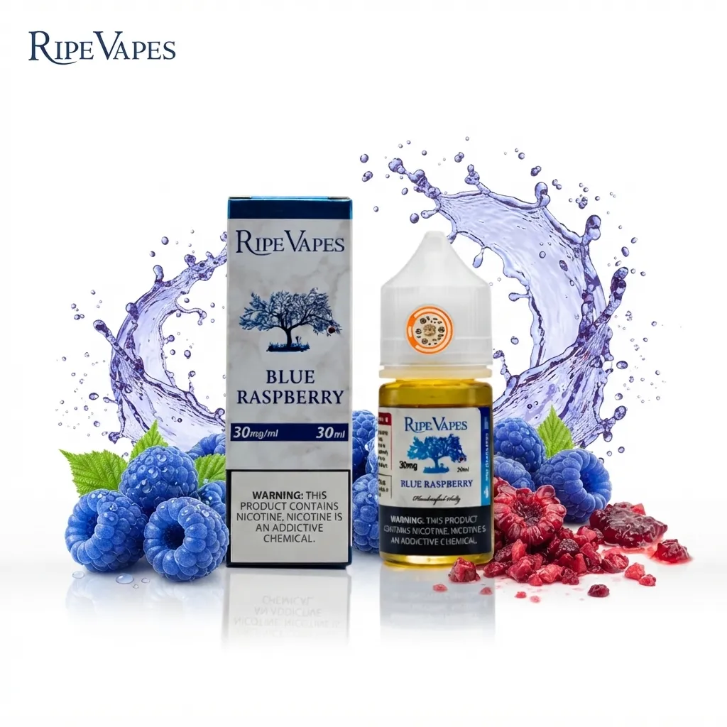 Ripe Vapes Blue raspberry Nic Salt E-Liquid