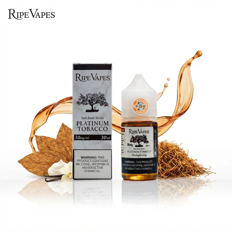 Ripe Vape Platinum Tobacco Nic Salt E-Liquid