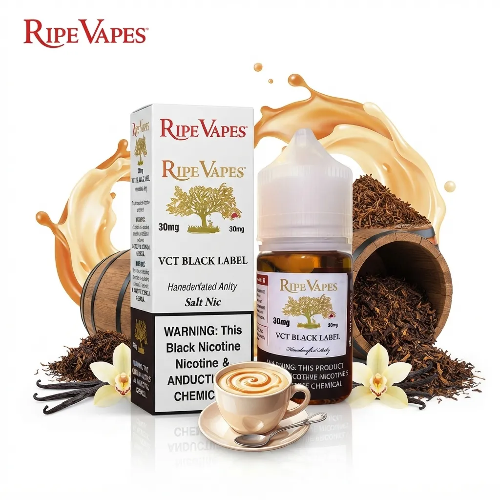 Ripe Vapes Vct Black Label Nic Salt E-Liquid