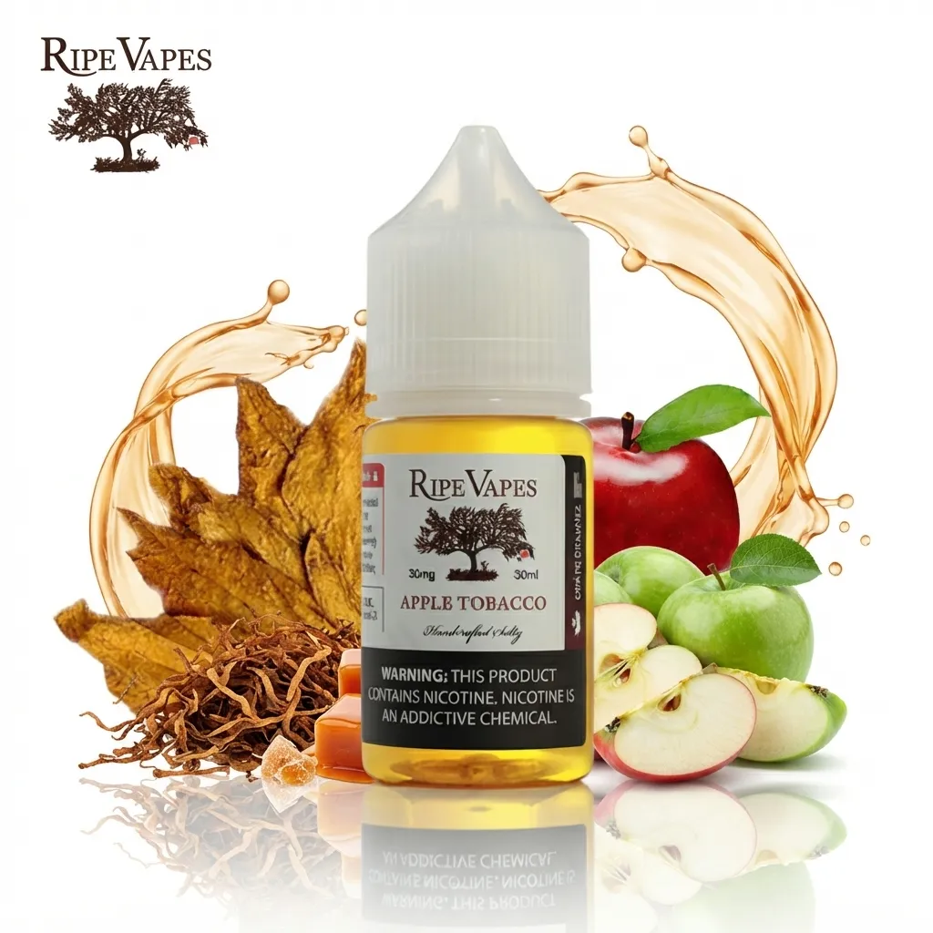RIPE VAPES APPLE TOBACCO Nic Salt E-Liquid