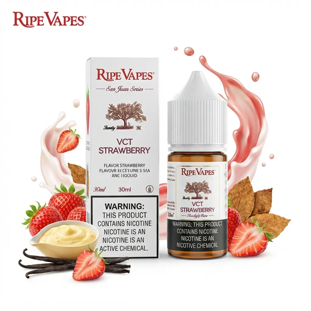 RIPE VAPES VCT STRAWBERRY Nic Salt E-Liquid