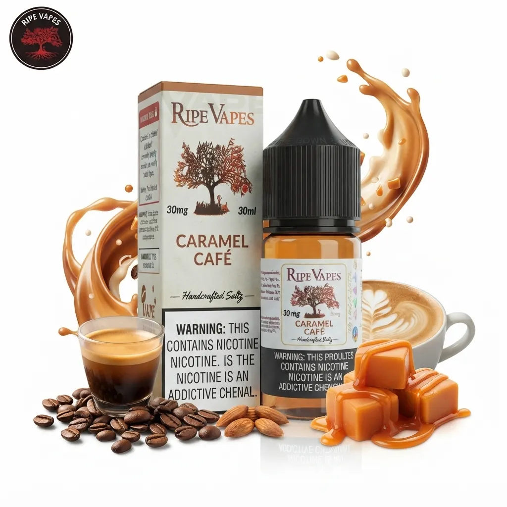 RIPE VAPES CARAMEL CAFE Nic Salt E-Liquid