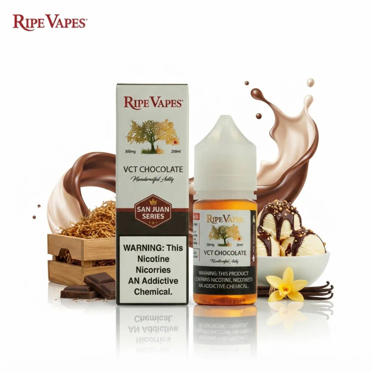 RIPE VAPES VCT CHOCOLATE Nic Salt E-Liquid