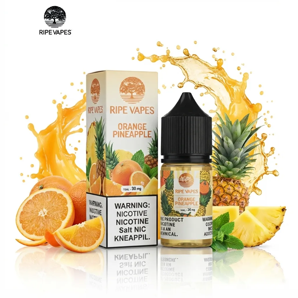 RIPE VAPES Orange pineapple Nic Salt E-Liquid