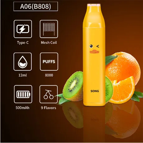 Songvape IP PET SERIES A06 (Y808) Disposable Pen Device 8000 puffs 500mAh