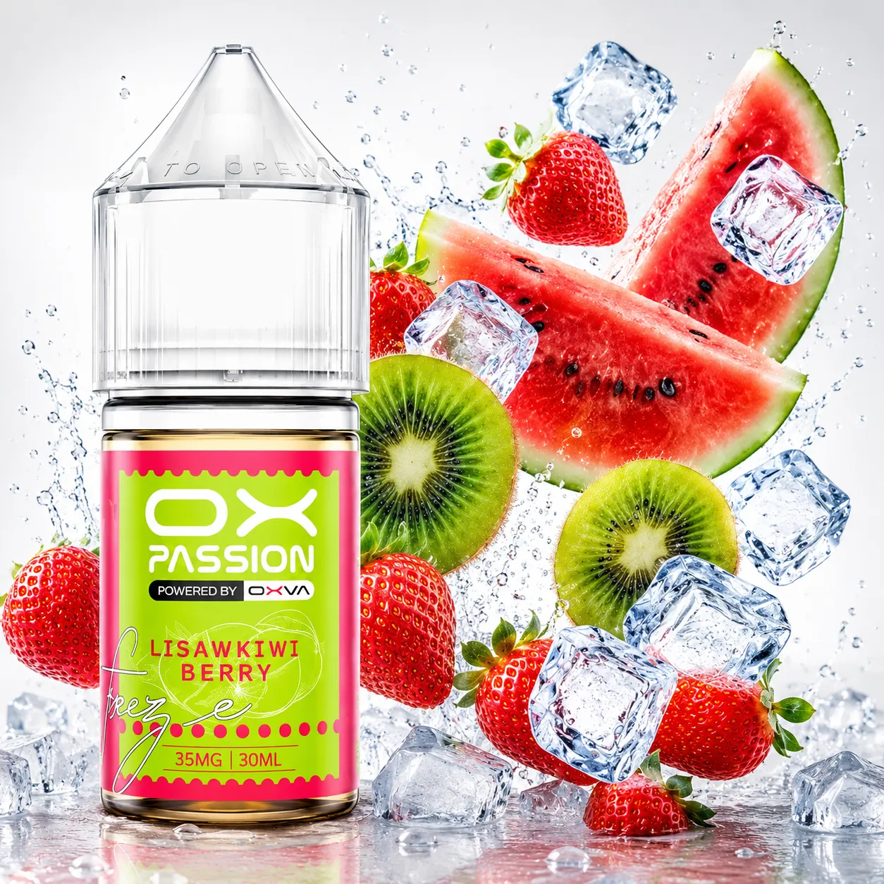 Oxva Passion Frozen Lush Kiwi Berry Nic Salt E-Liquid