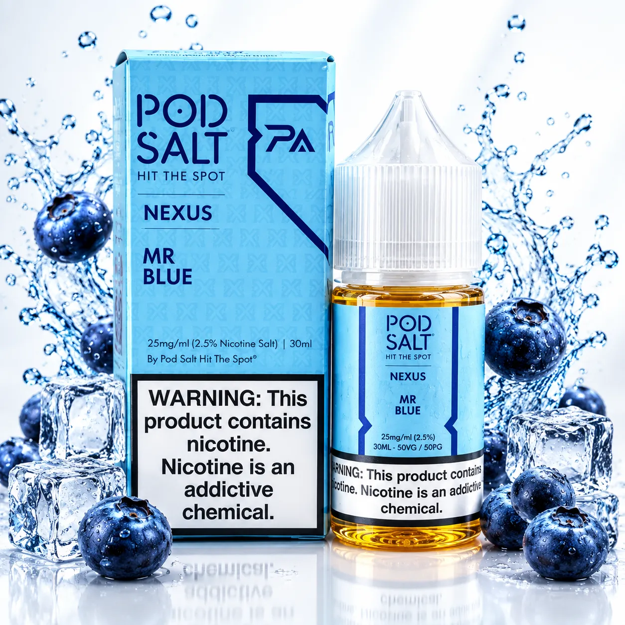 Pod Salt Nexus MR Blue Nic Salt