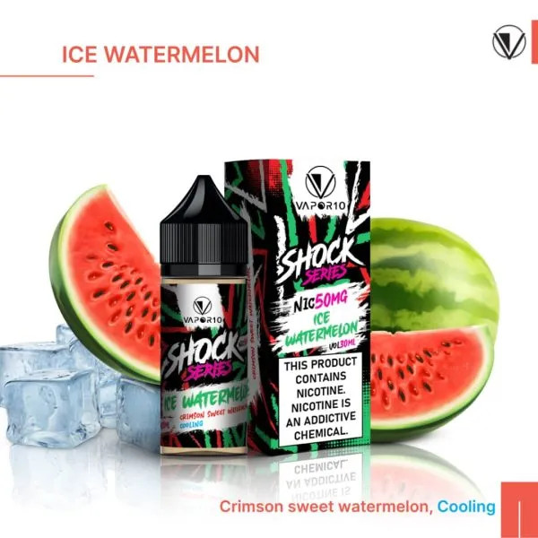 VAPOR 10 Nicotine Salt - SHOCK Series Watermelon Ice