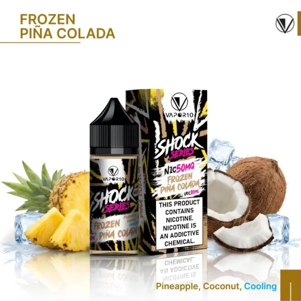 VAPOR 10 Nicotine Salt - SHOCK Series Frozen Pina Colada