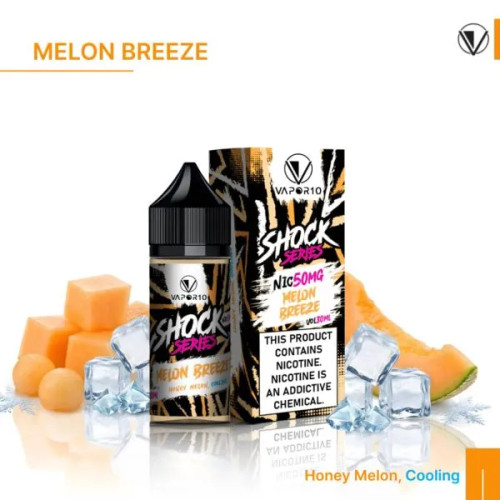 VAPOR 10 Nicotine Salt - SHOCK Series Melon Breeze