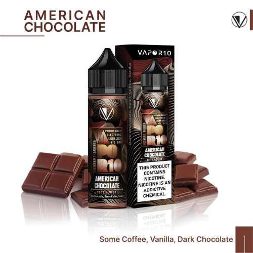 VAPOR 10 DESSERT SERIES AMERICAN CHOCOLATE E-JUICE
