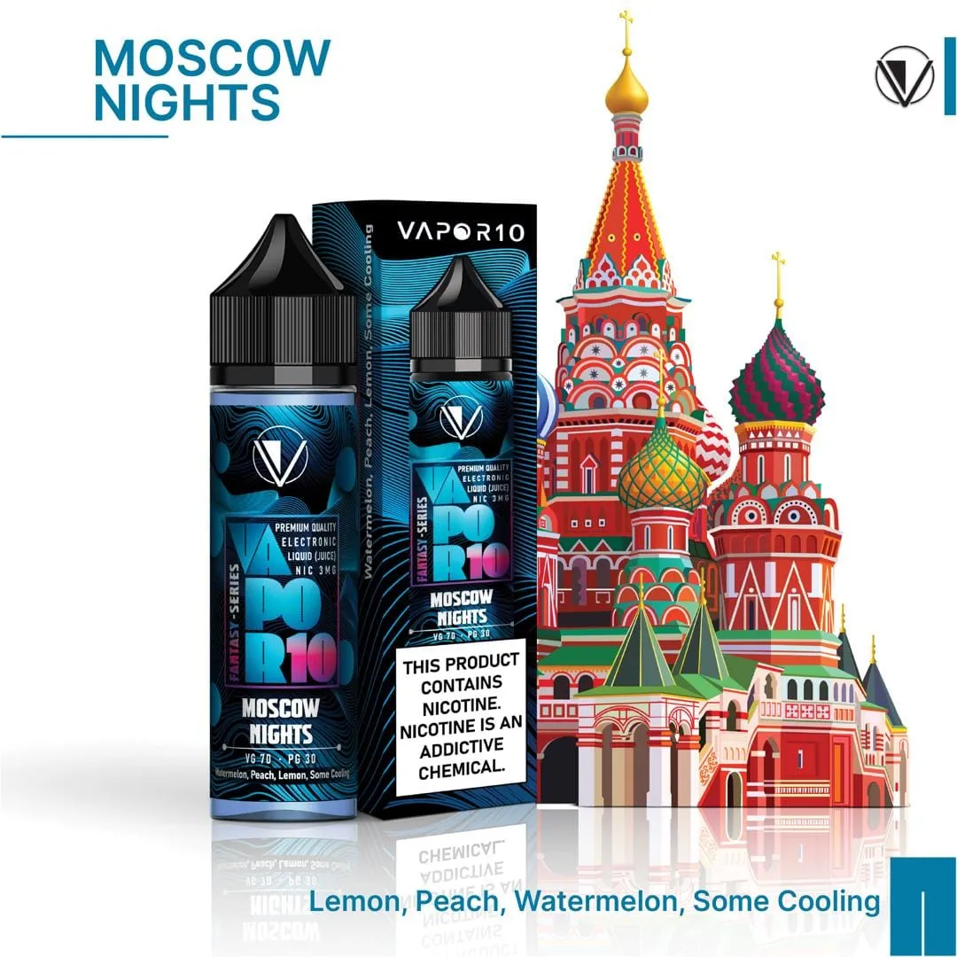 VAPOR 10 FANTASY SERIES MOSCOW NIGHTS E-JUICE