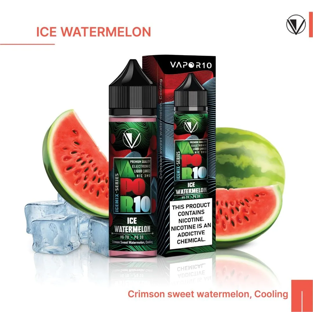 VAPOR 10 ICEMIX SERIES ICE WATERMELON E-JUICE