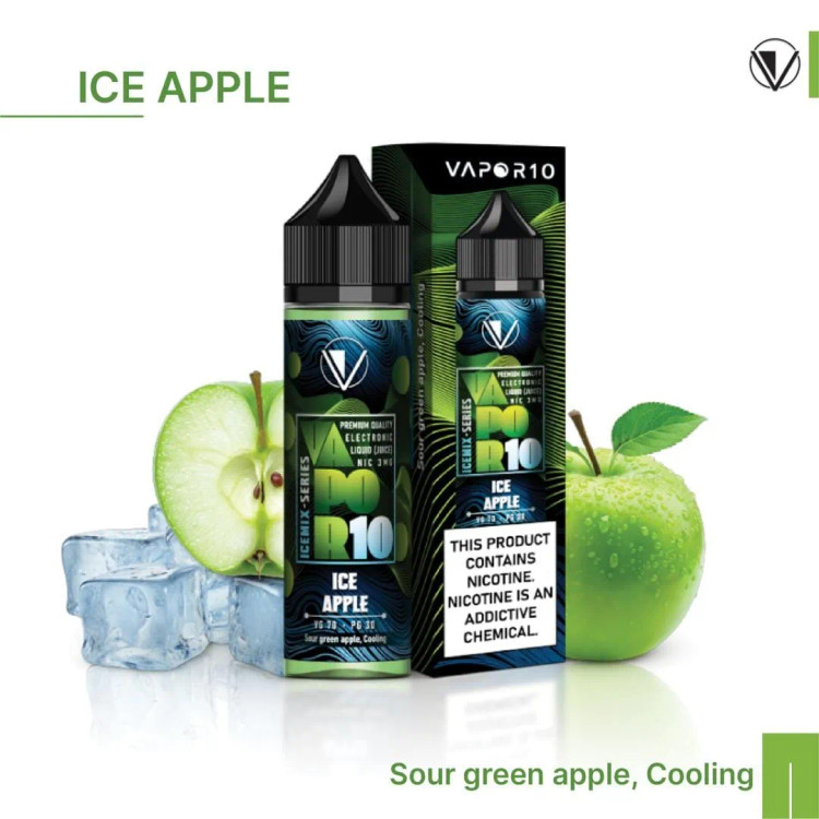 VAPOR 10 ICEMIX SERIES ICE APPLE E-JUICE