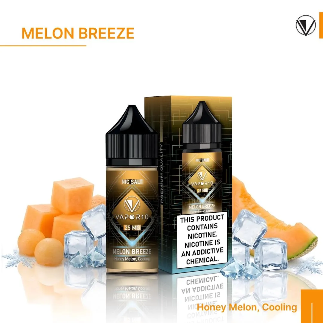 VAPOR 10 Nicotine Salt - Gorilla Series MELON BREEZE