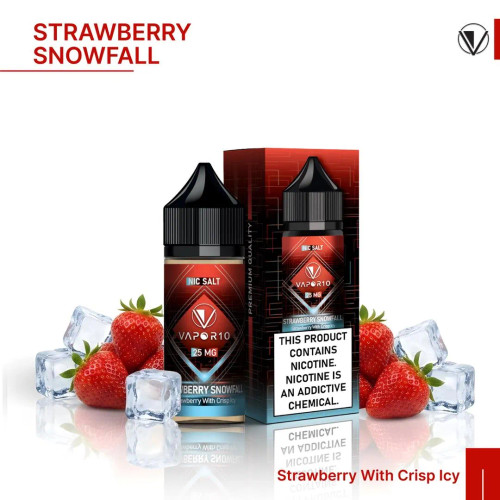 VAPOR 10 Nicotine Salt - Gorilla Series STRAWBERRY SNOWFALL