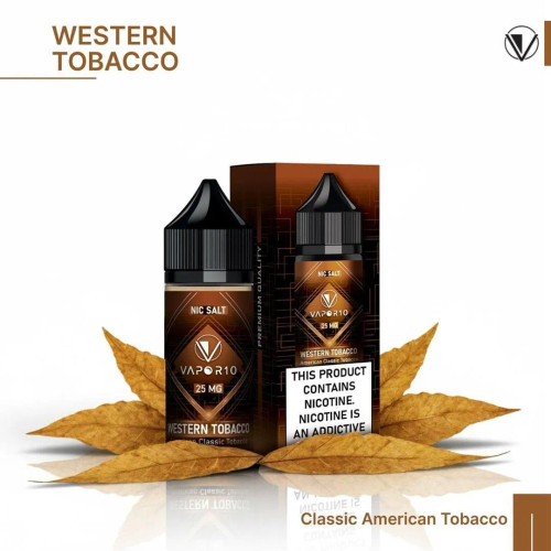 VAPOR 10 Nicotine Salt - Gorilla Series WESTERN TOBACCO
