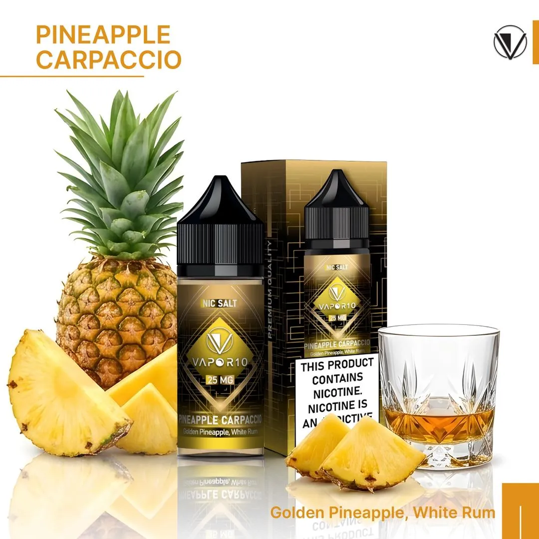 VAPOR 10 Nicotine Salt - Gorilla Series PINEAPPLE CARPACCIO
