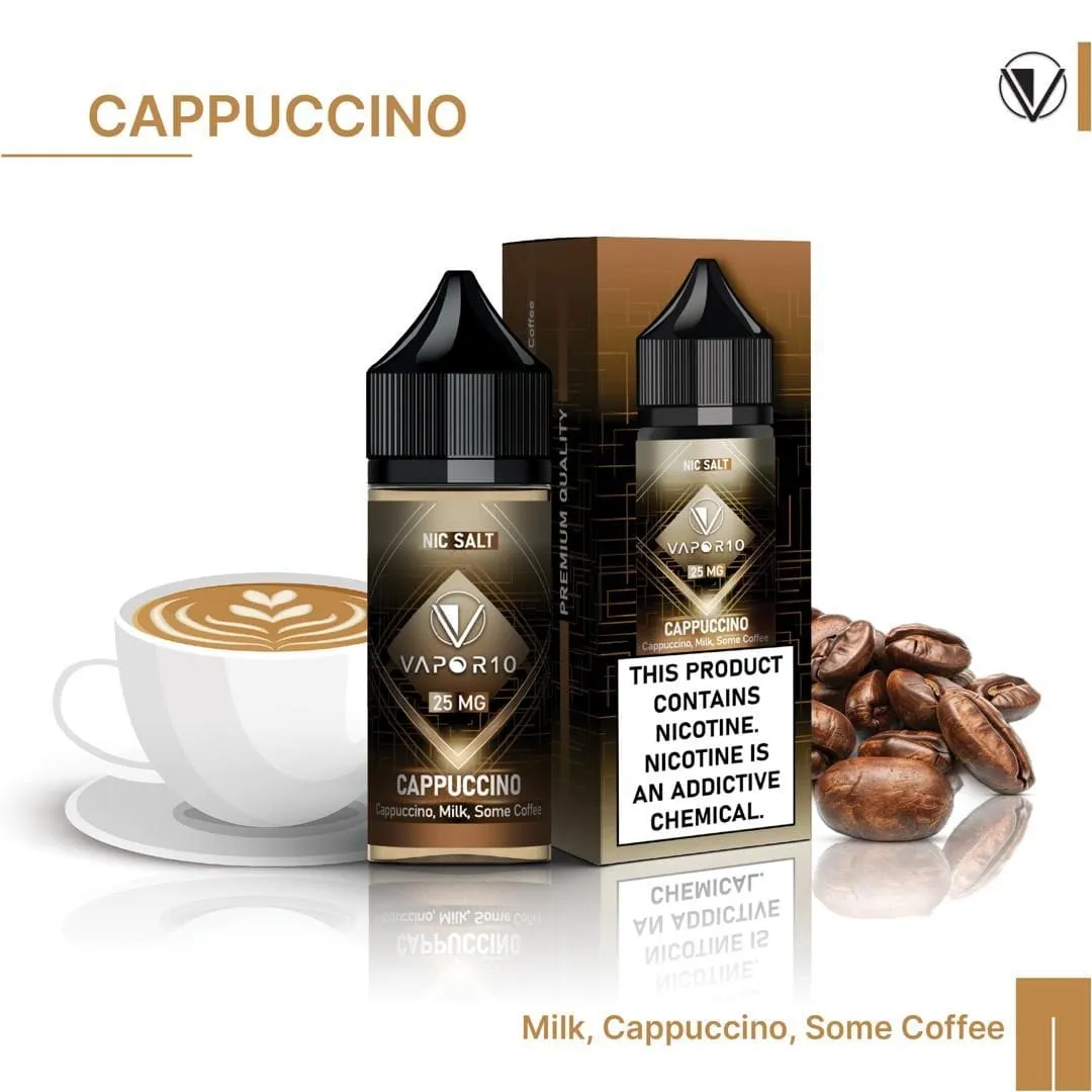 VAPOR 10 Nicotine Salt - Gorilla Series CAPPUCCINO