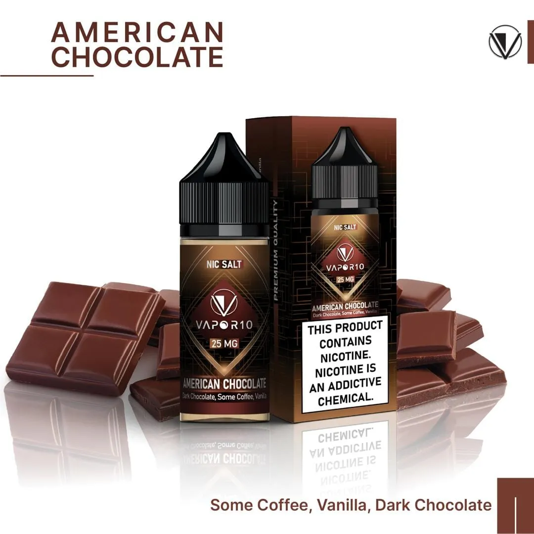VAPOR 10 Nicotine Salt - Gorilla Series AMERICAN CHOCOLATE