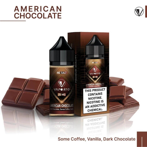 VAPOR 10 Nicotine Salt - Gorilla Series AMERICAN CHOCOLATE