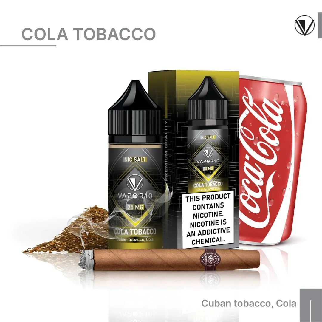VAPOR 10 Nicotine Salt - Gorilla Series COLA TOBACCO