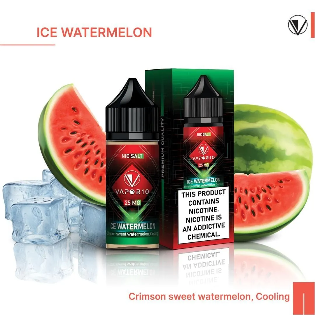 VAPOR 10 Nicotine Salt - Gorilla Series ICE WATERMELON