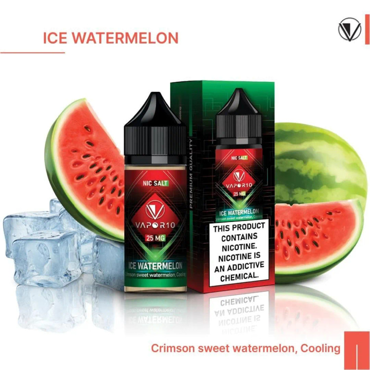 VAPOR 10 Nicotine Salt - Gorilla Series ICE WATERMELON