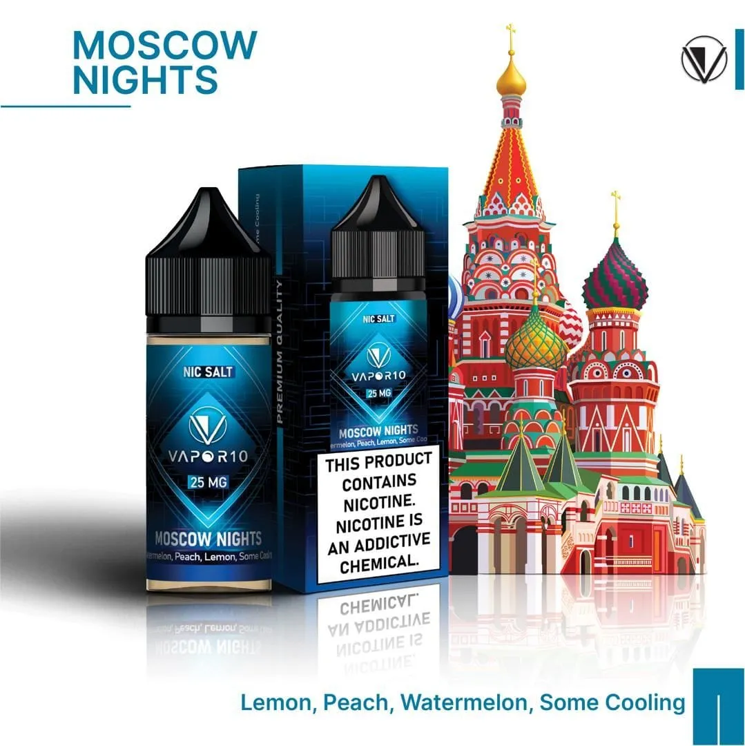 VAPOR 10 Nicotine Salt - Gorilla Series MOSCOW NIGHTS