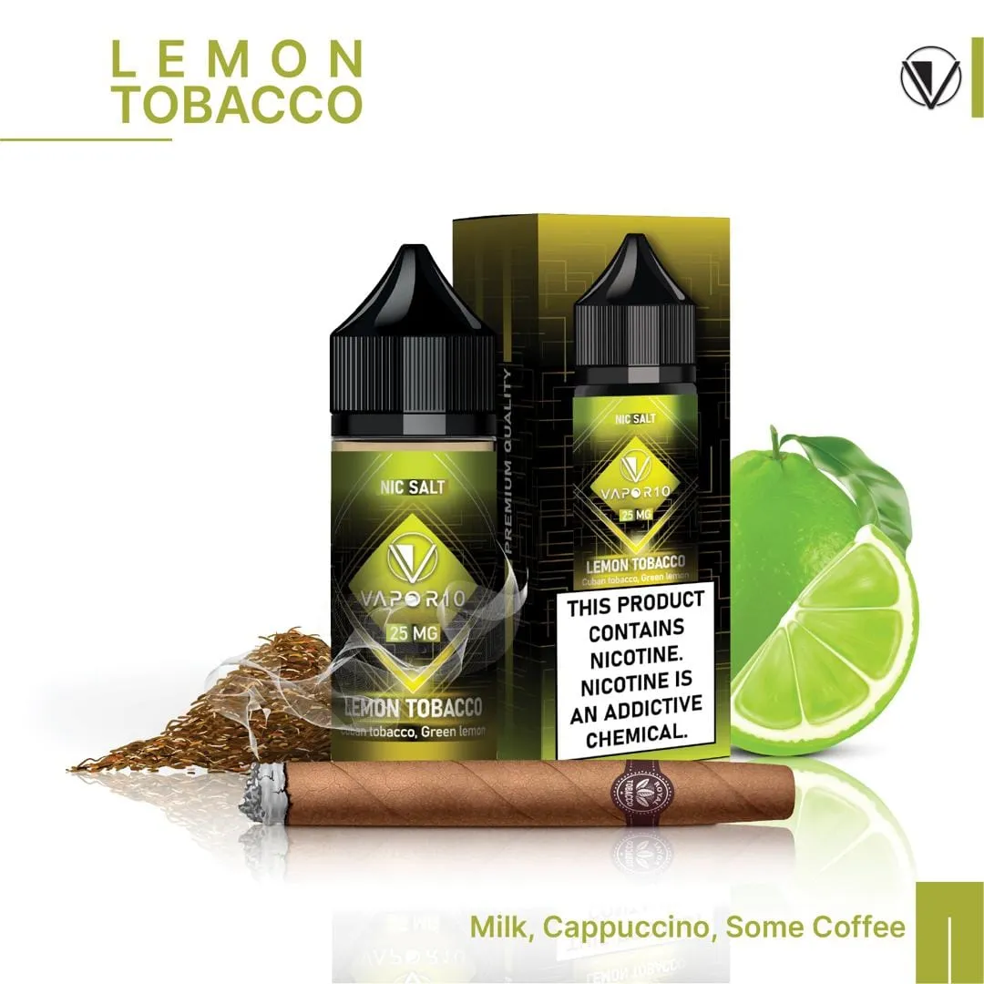 VAPOR 10 Nicotine Salt - Gorilla Series LEMON TOBACCO