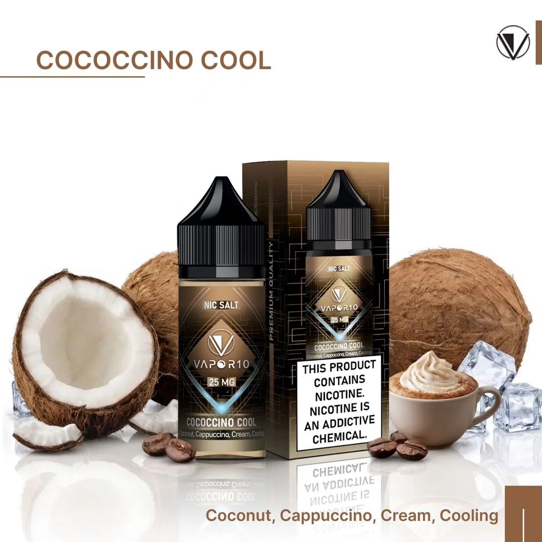 VAPOR 10 Nicotine Salt - Gorilla Series COCOCCINO COOL