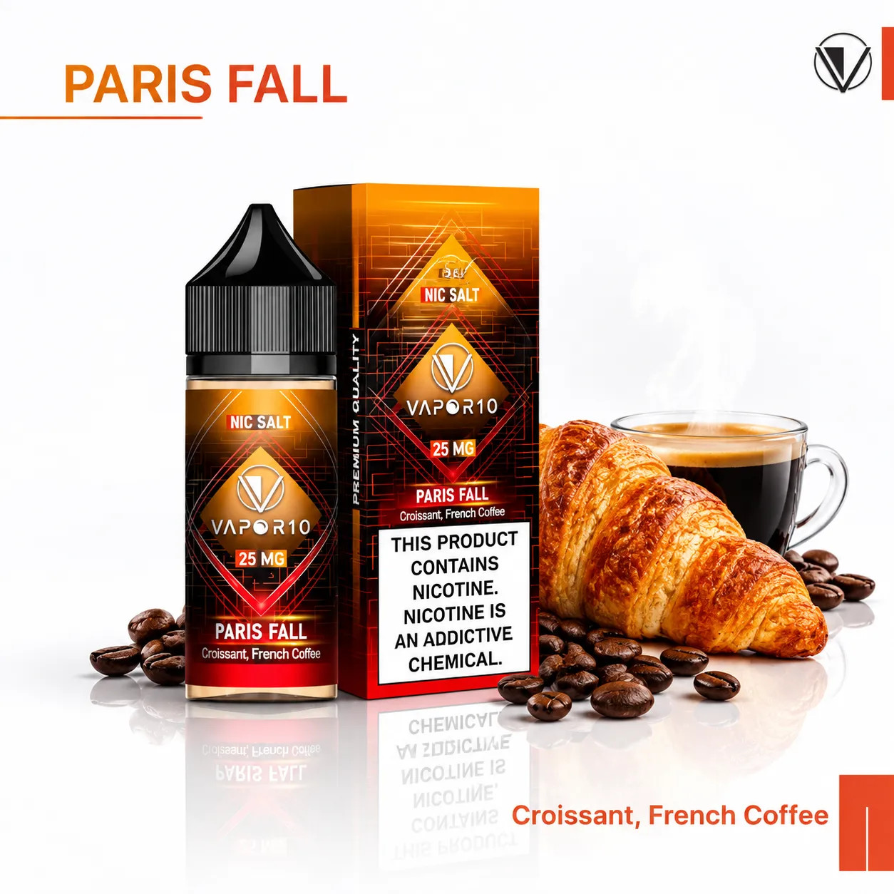 VAPOR 10 Nicotine Salt - Gorilla Series PARIS FALL